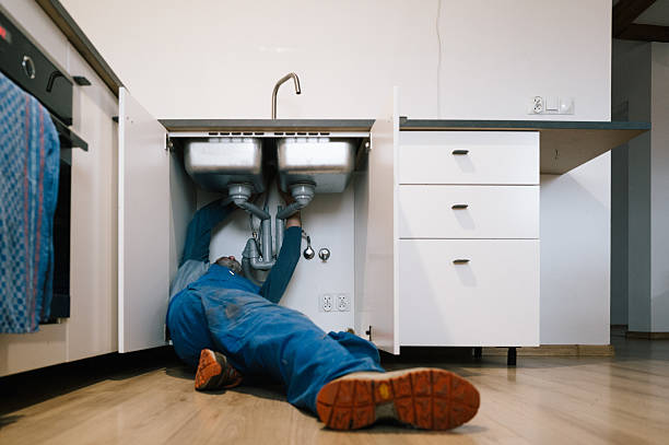 Professional Drain Cleaning technician working in Williamsport, PA
